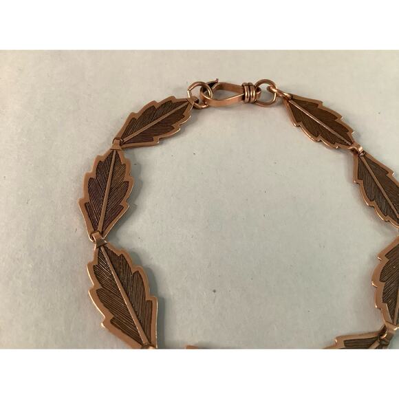 Solid Copper Bracelets, Set of Two - Picture 4 of 6